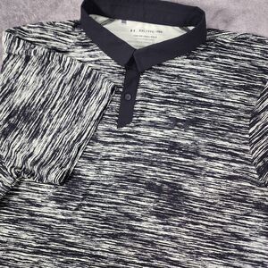 Under Armour XXL Black White Iso-Chill ABE Twist 2XL Cooling Polo Shirt Stretch